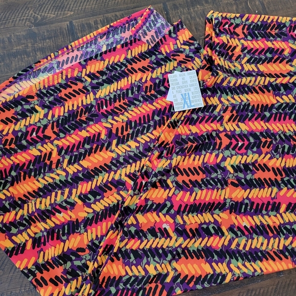 NWOT Lularoe Maxi Skirt in Bright Colorful Print - Picture 2 of 5
